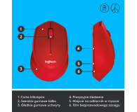 Logitech M330 Silent Plus (czerwona) - 329392 - zdjęcie 9